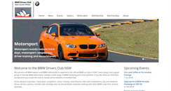 Desktop Screenshot of bmwclubnsw.asn.au